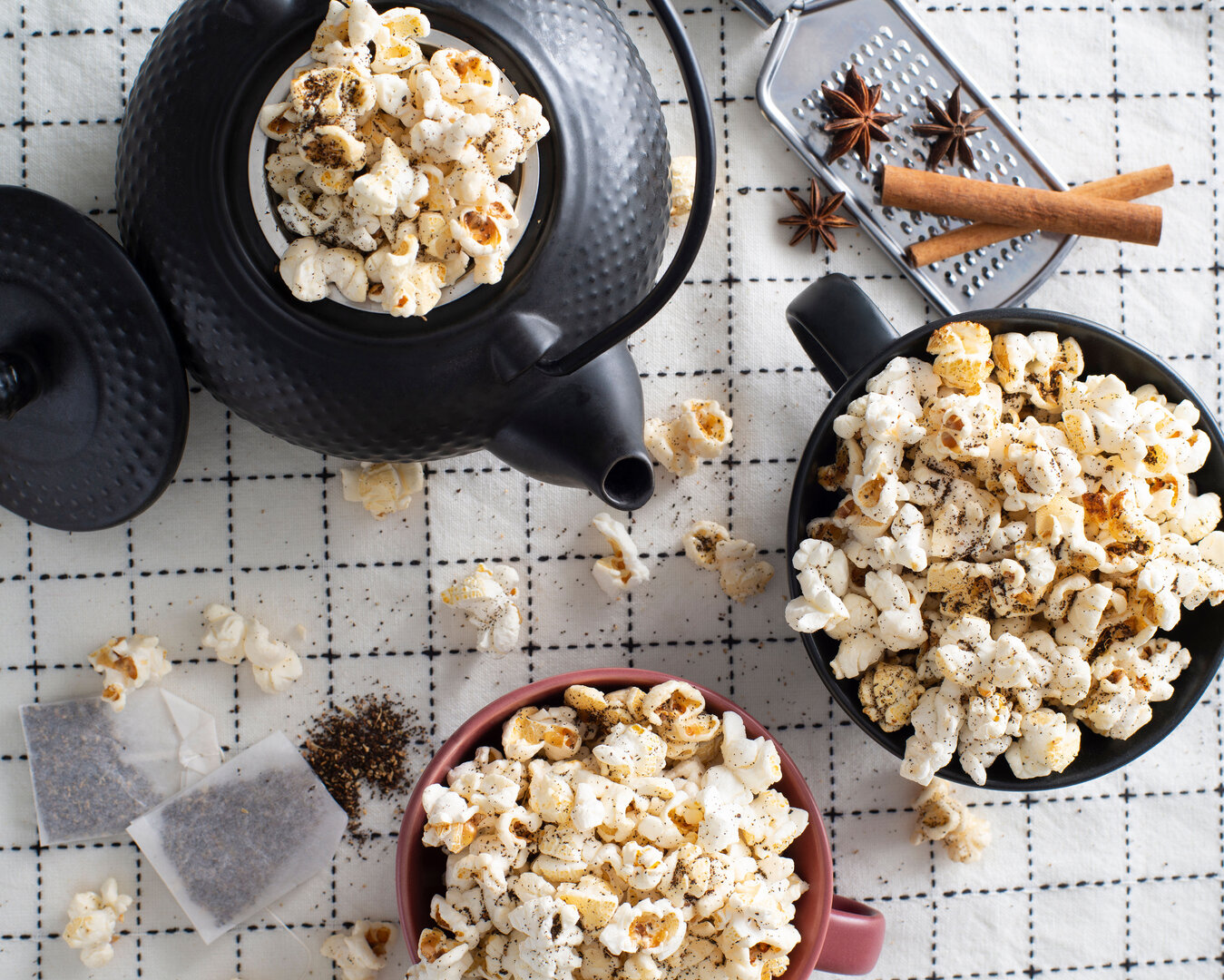 Der Geschmack von Chai und Zimt und genau die richtige Menge an Süßem macht das Chai-Tee-Popcorn zu einem köstlichen Snack | © djd/The Popcorn Board