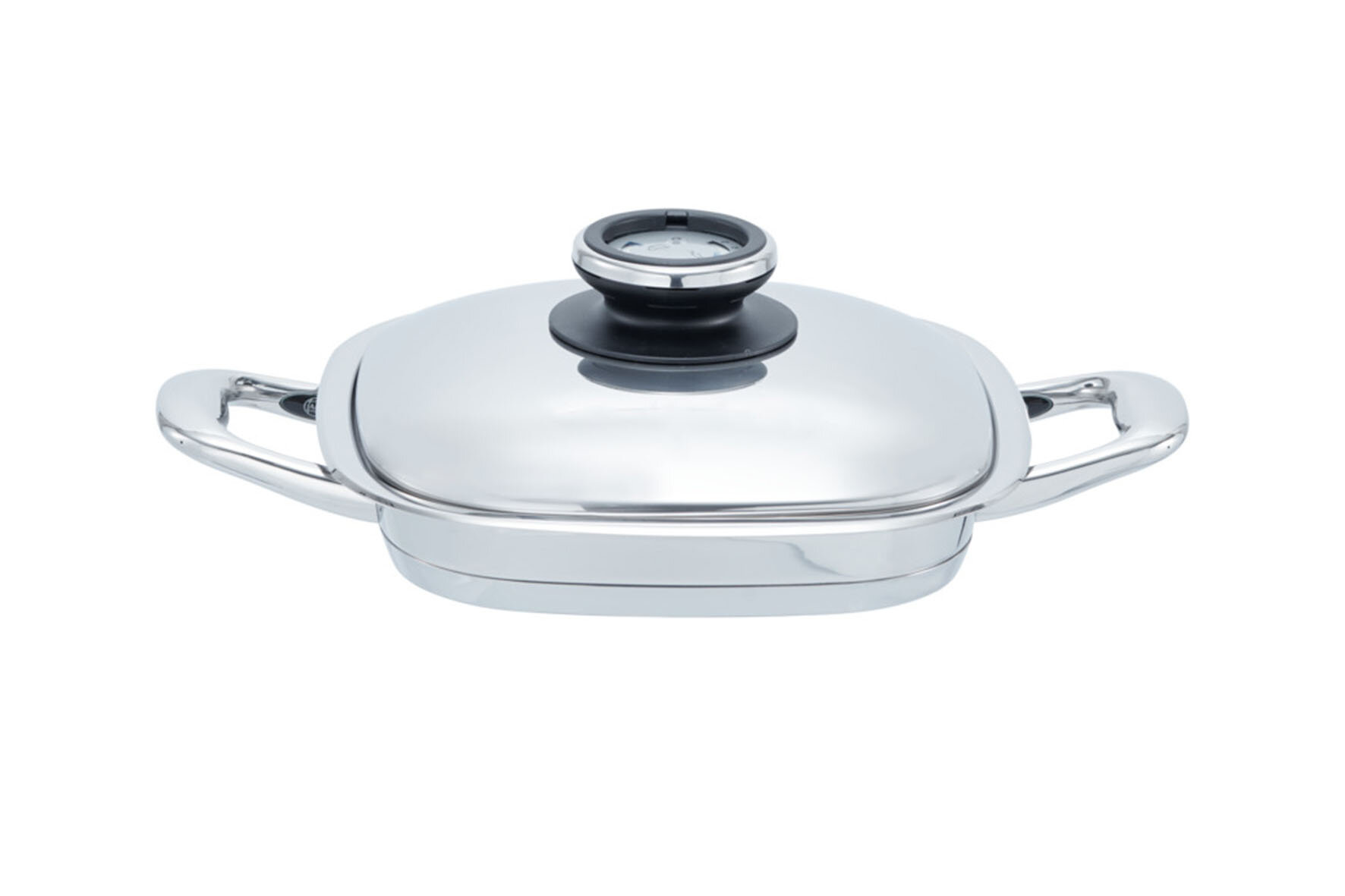 In der Grillpfanne aus hochwertigem Edelstahl kann Fleisch bei optimaler Temperatur und ohne die Zugabe von Bratfett zubereitet werden