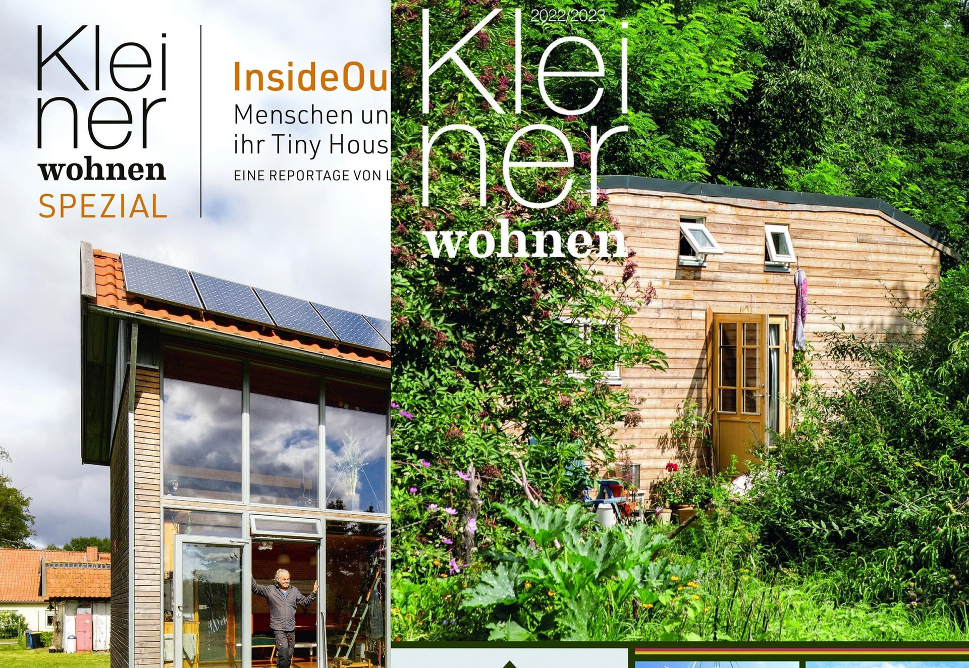 Mehr Lebensqualität auf kleinem Raum: Das Jahresmagazin "Kleiner Wohnen" liefert viele praktische Informationen rund um Tiny Houses