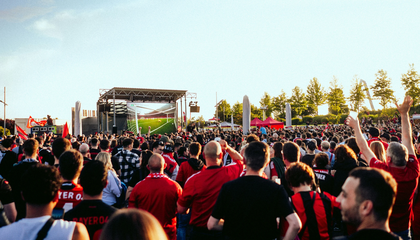 crowd cheering at public viewing | © Unsplash / Sebastian Pociecha
